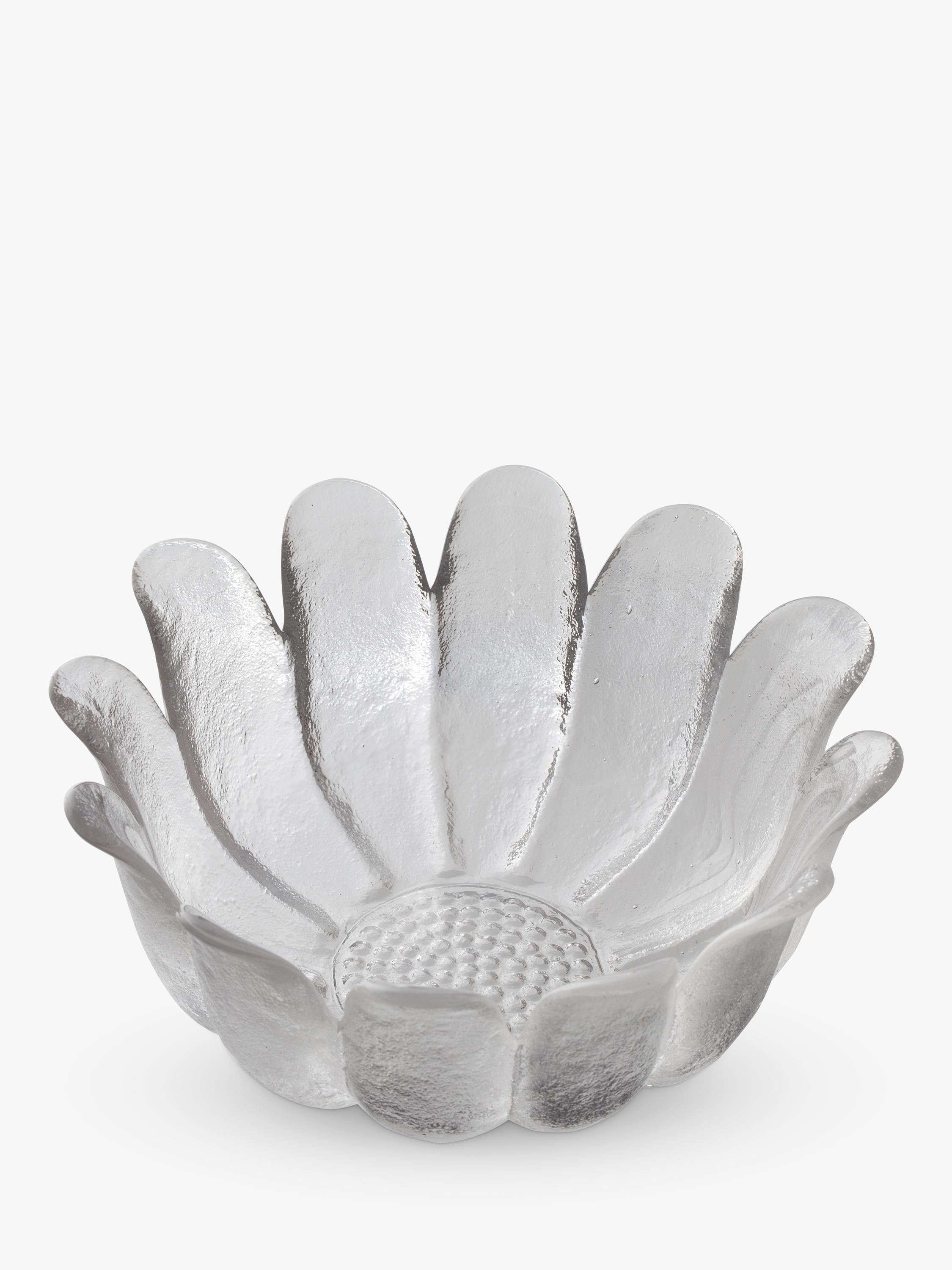 Dartington Crystal Daisy Heirloom clear glass bowl 21.5cm (British brand)