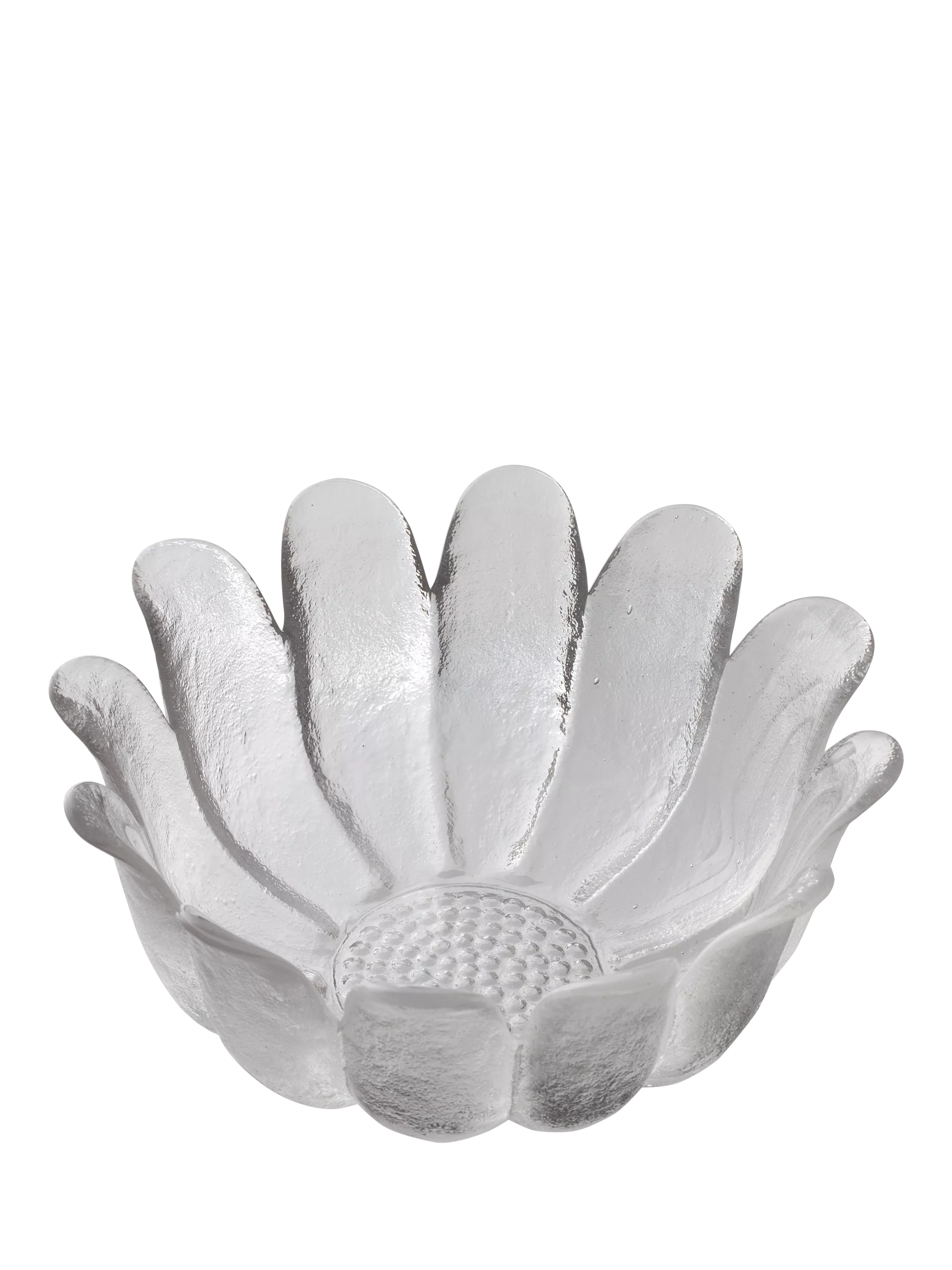 Dartington Crystal Daisy Heirloom clear glass bowl 21.5cm (British brand)