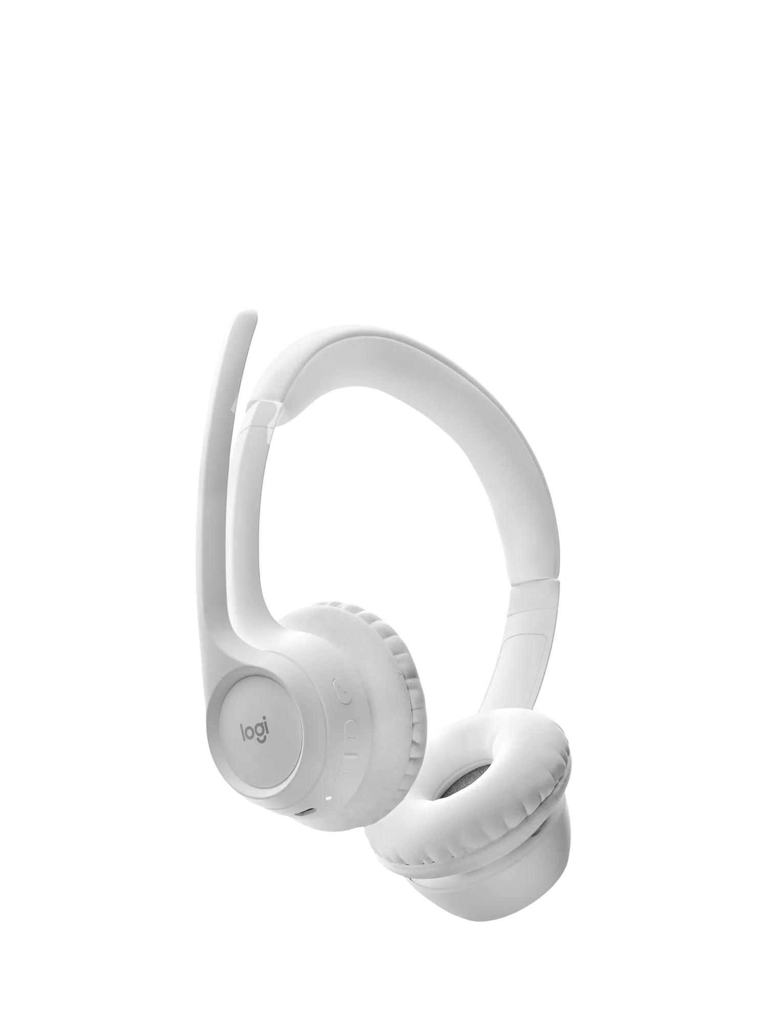Logitech Zone 300 wireless on-ear headset off white, UK version