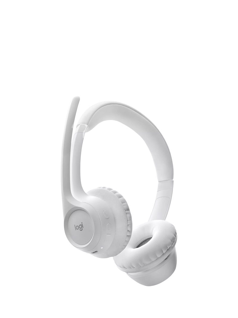 Logitech Zone 300 wireless on-ear headset off white, UK version