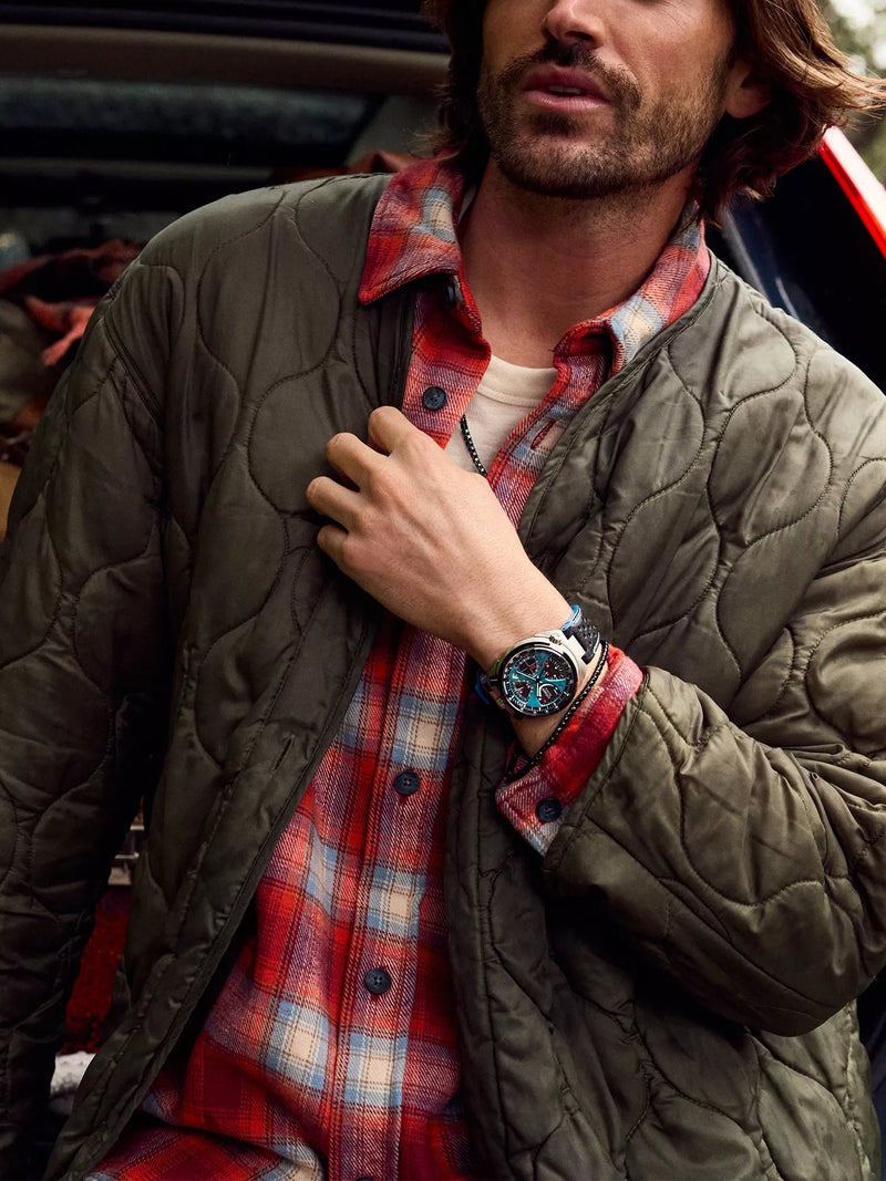 Citizen Promaster Bullhead Racing Chronograph blue dial leather strap - British product