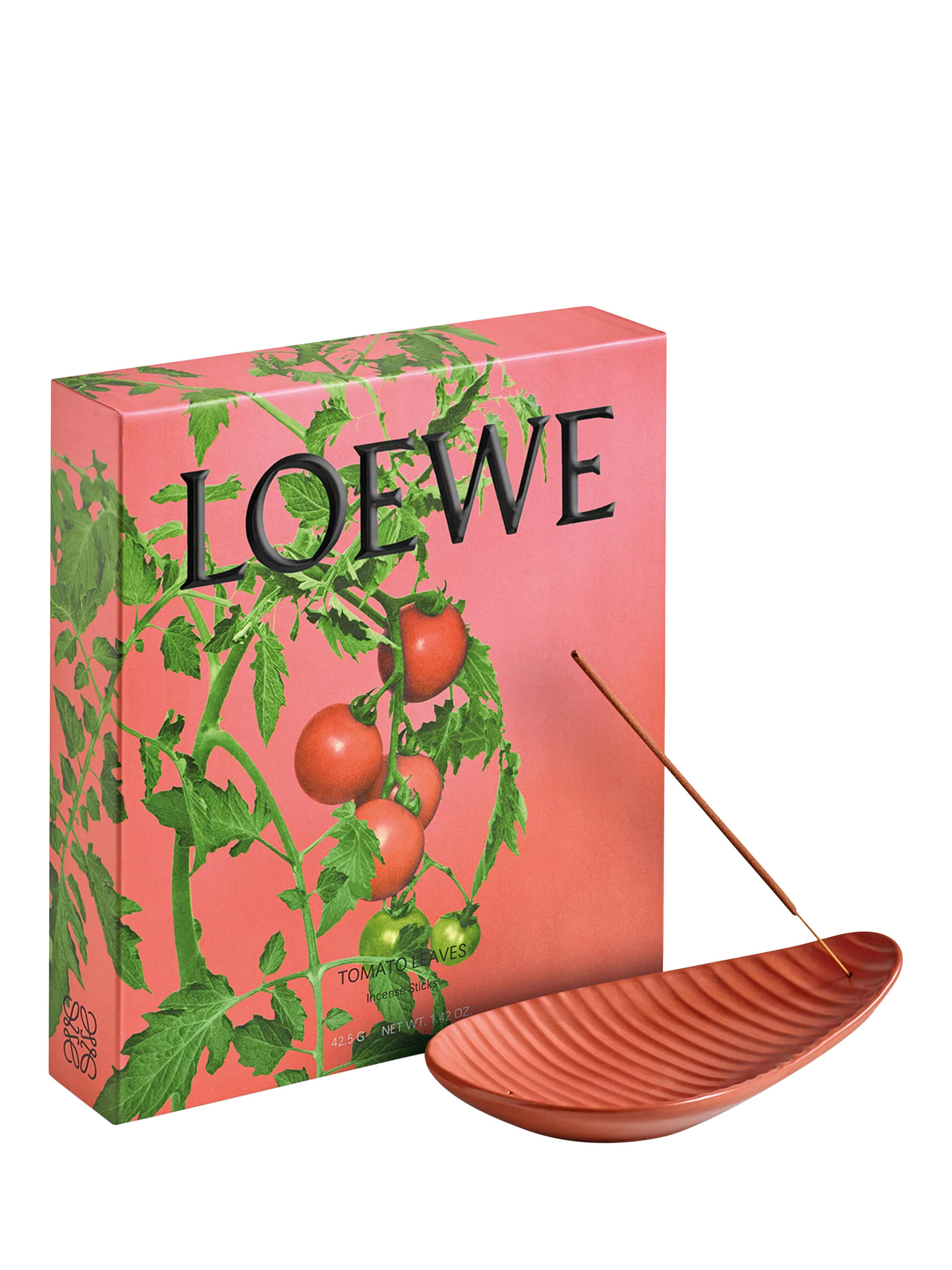 LOEWE tomato incense sticks set with holder (British brand)