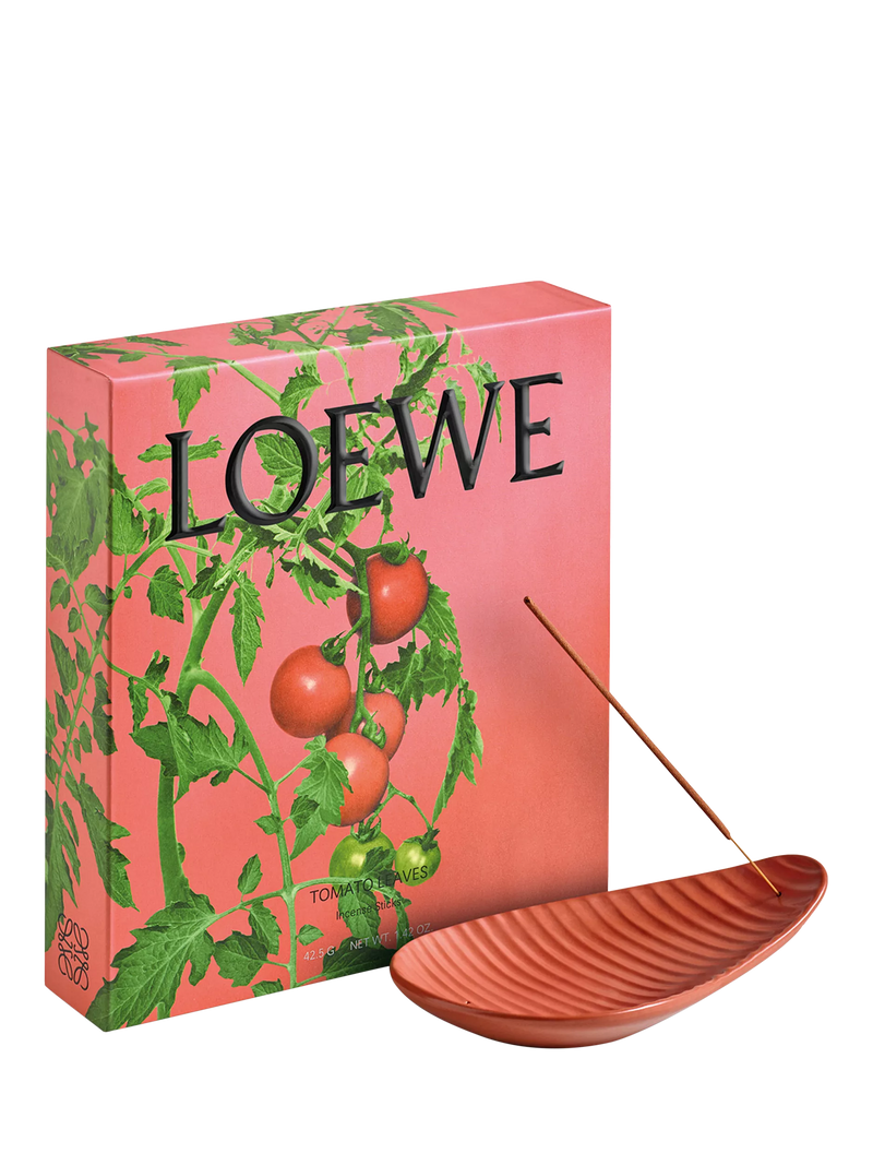 LOEWE tomato incense sticks set with holder (British brand)