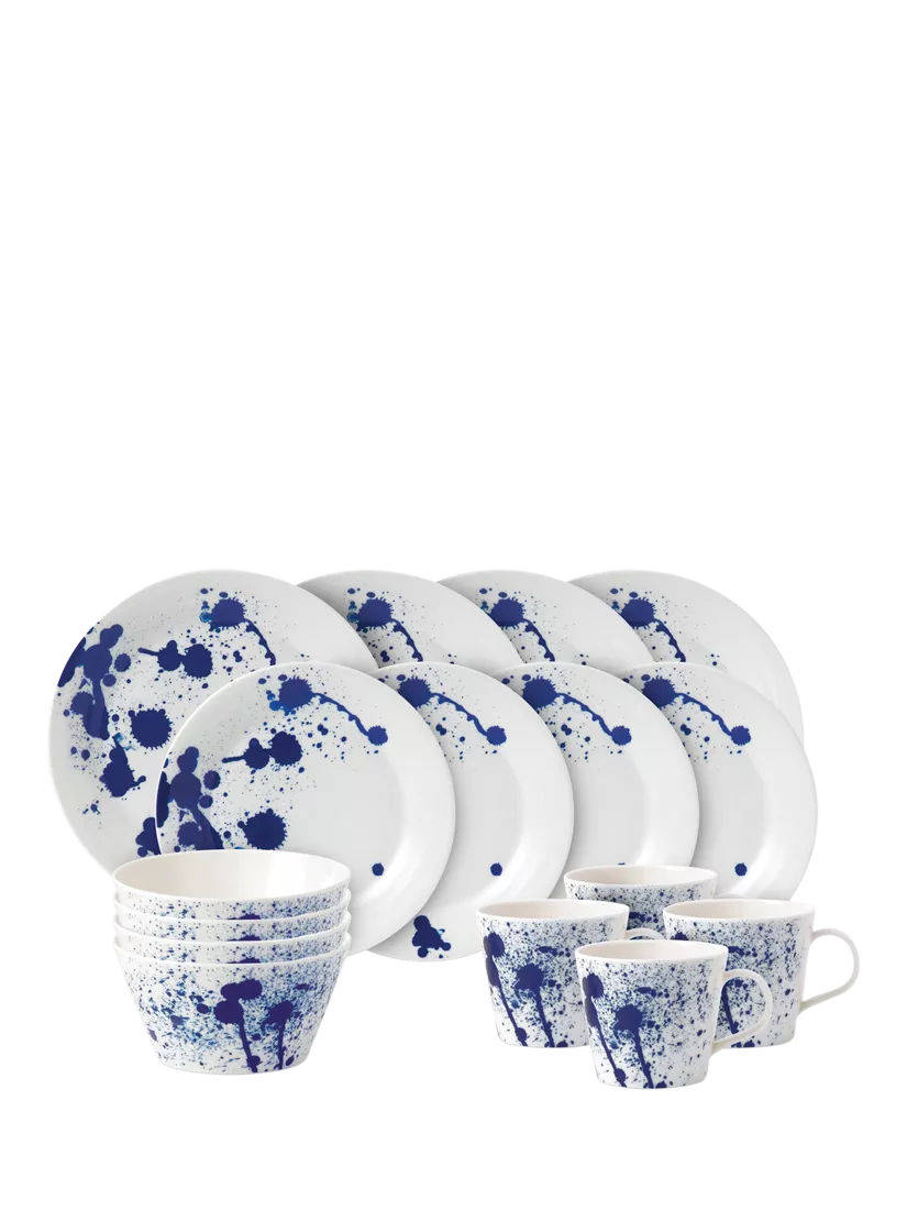 Royal Doulton Pacific Splash dinnerware set 16 piece (British brand)