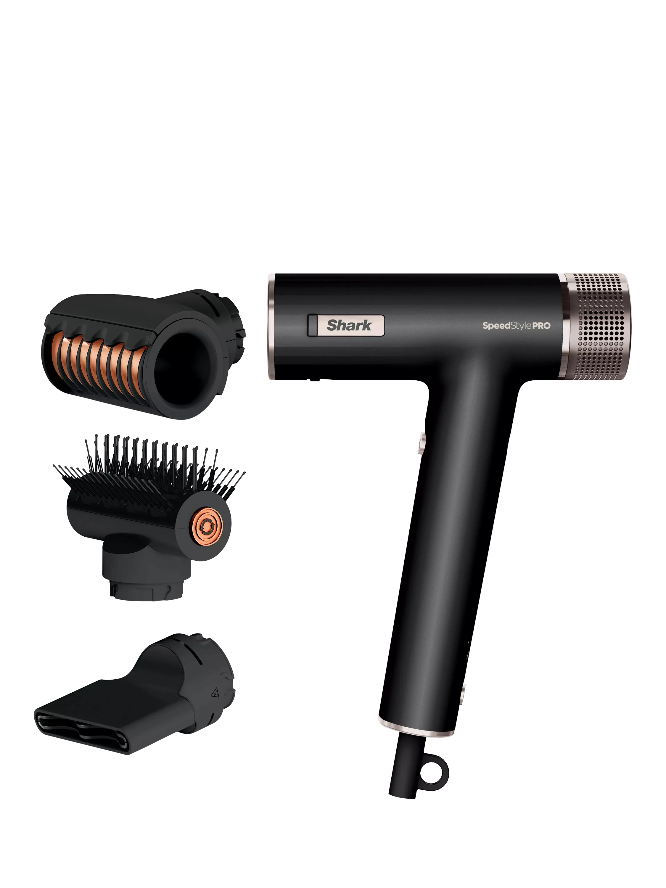 Shark SpeedStyle Pro hair dryer system black (British brand)