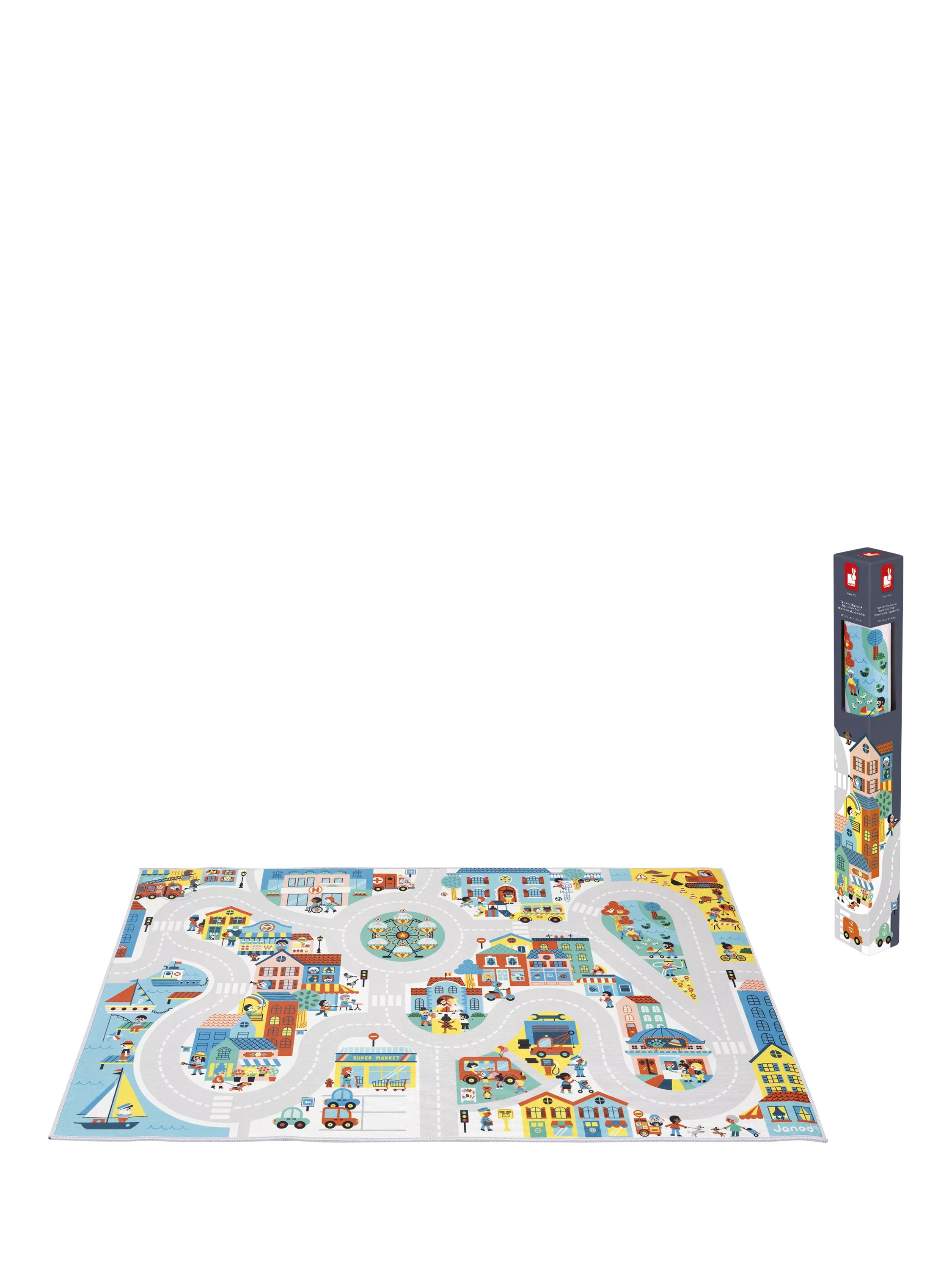 Janod City play mat for kids, UK version