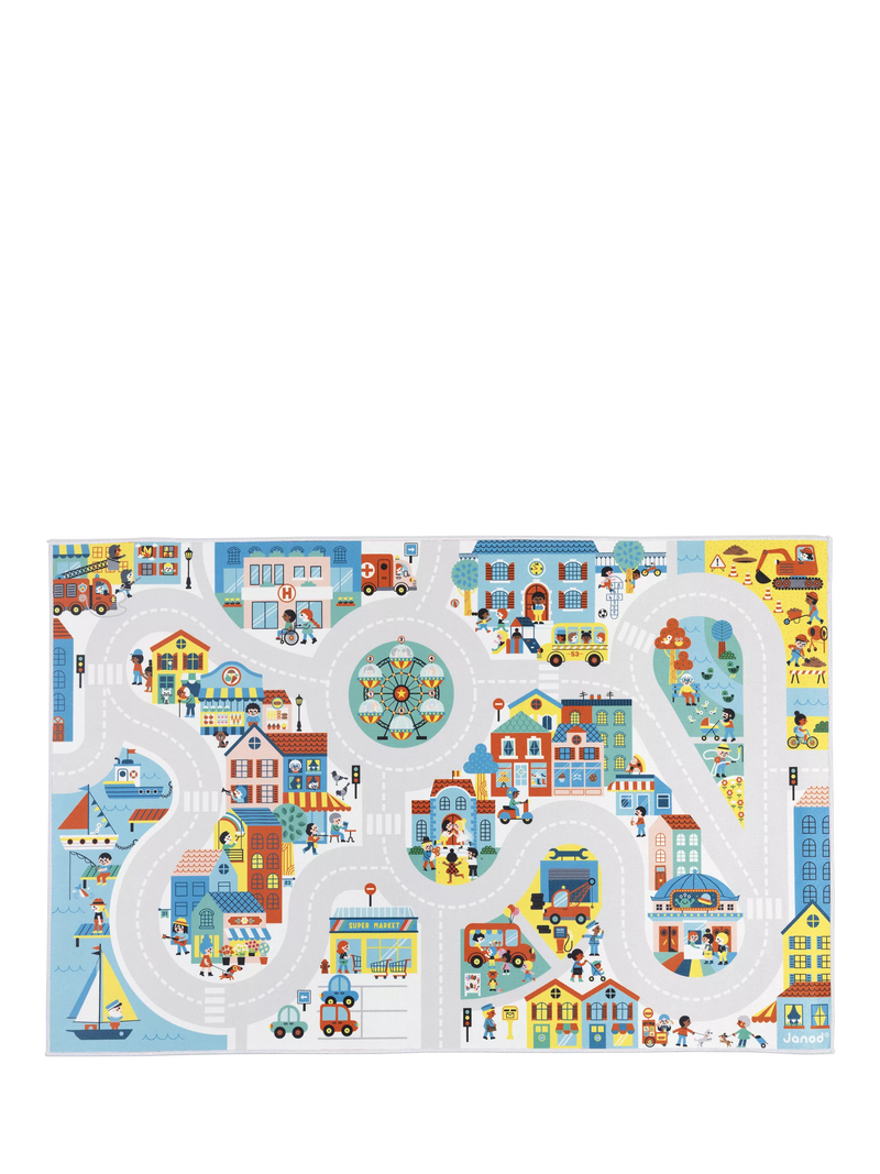 Janod City play mat for kids, UK version