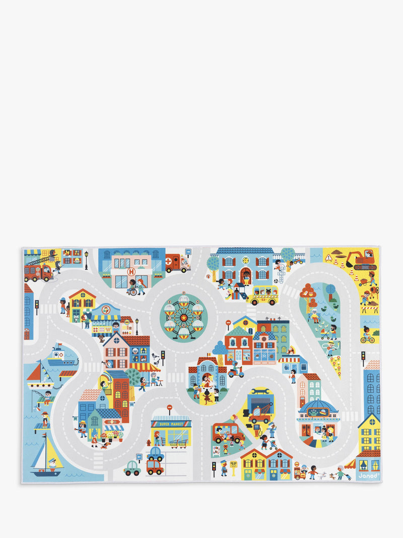 Janod City play mat for kids, UK version