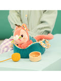 Lilliputiens Jeanne Cat with Basket soft toy - British product