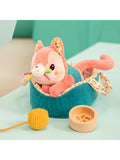 Lilliputiens Jeanne Cat with Basket soft toy - British product