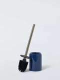 John Lewis ceramic toilet brush holder indigo, UK version