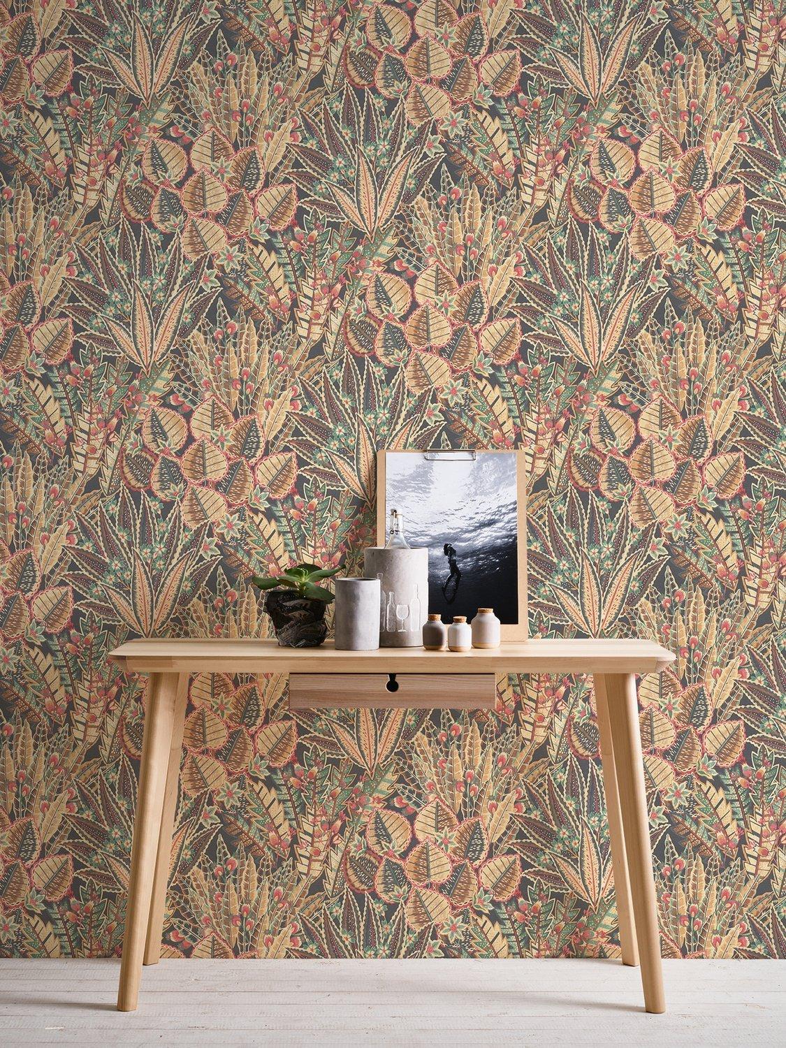 Galerie Bohemian Floral wallpaper matte finish, imported from the UK