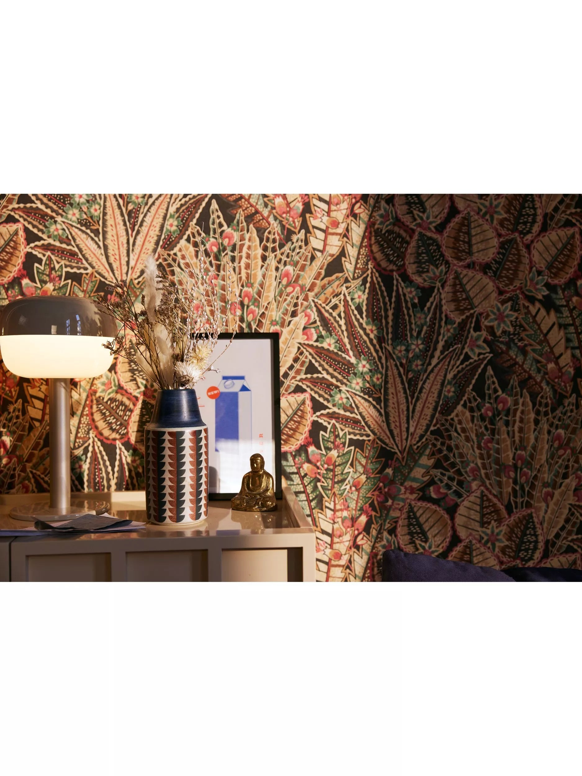 Galerie Bohemian Floral wallpaper matte finish, imported from the UK
