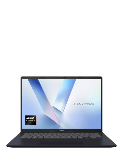 John Lewis ASUS Vivobook 14 Copilot+ PC Laptop, AMD Ryzen AI 7 Processor, 16GB RAM, 1TB SSD, 14 WUXGA, Blue- Buy online at McGrocer