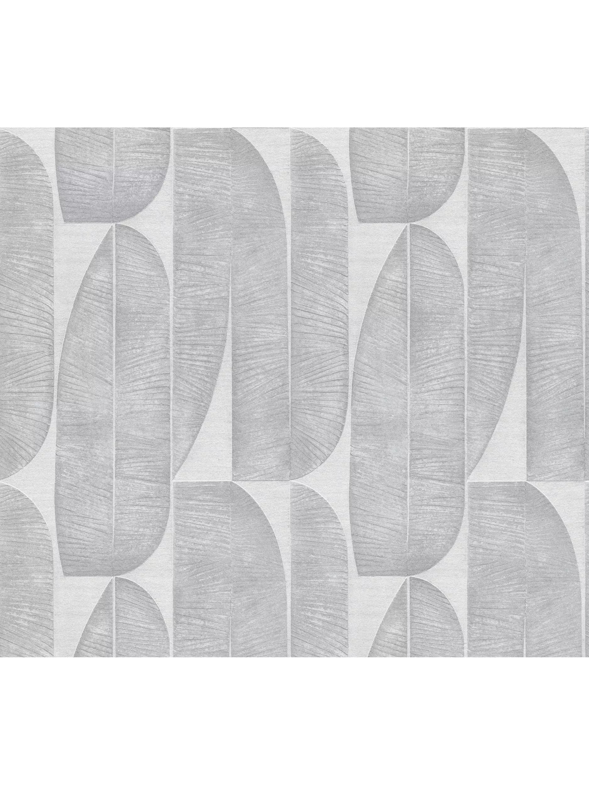 Galerie Geometric Leaf Wallpaper