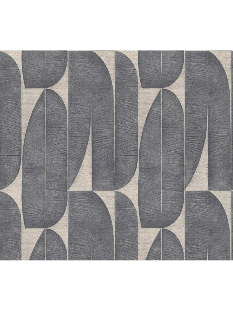 Galerie Geometric Leaf Wallpaper