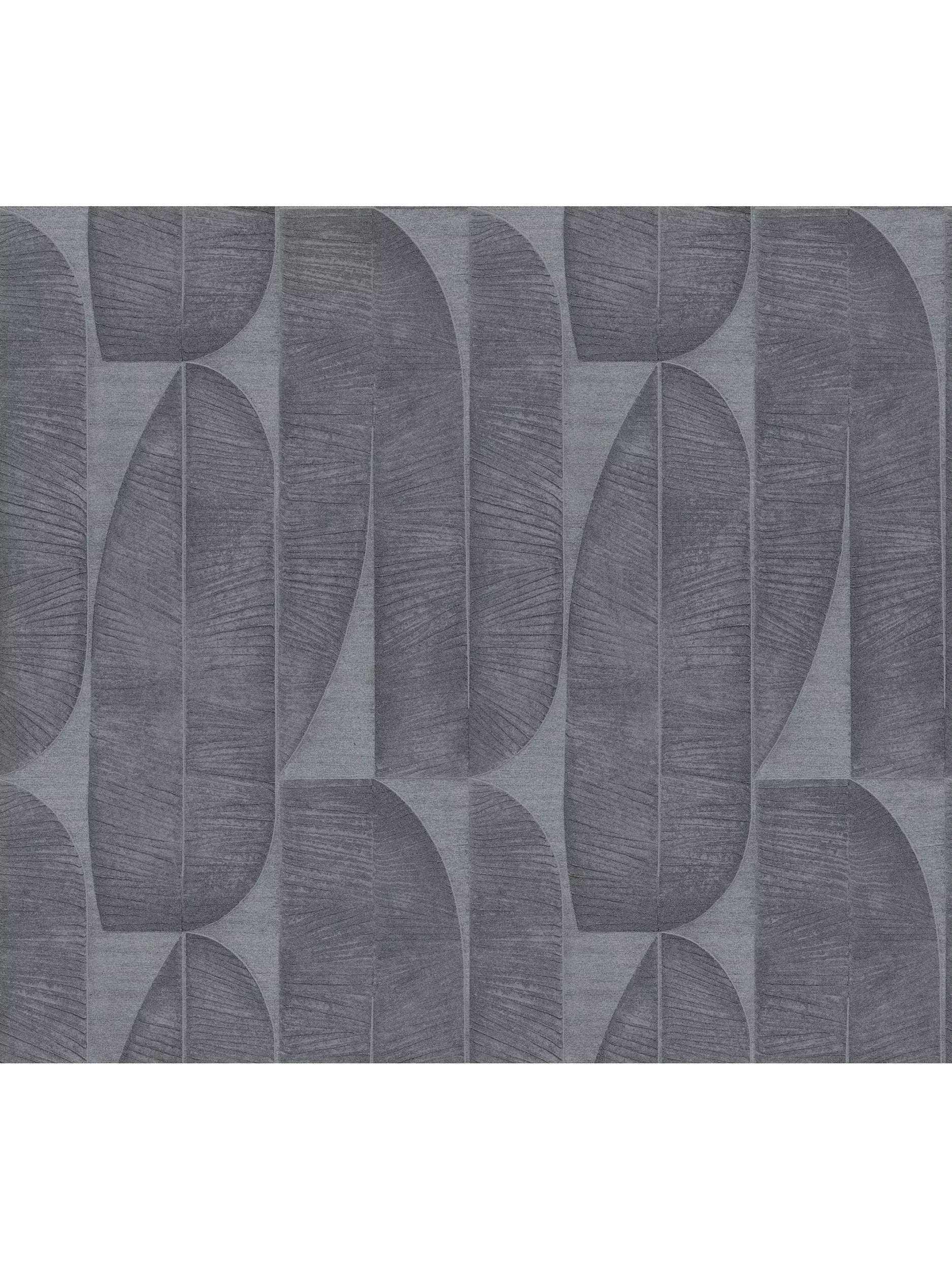 Galerie Geometric Leaf Wallpaper