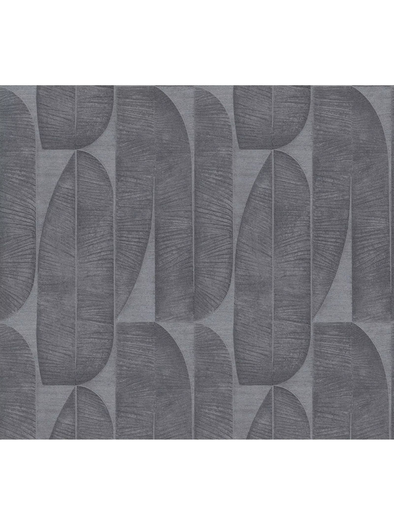 Galerie Geometric Leaf Wallpaper