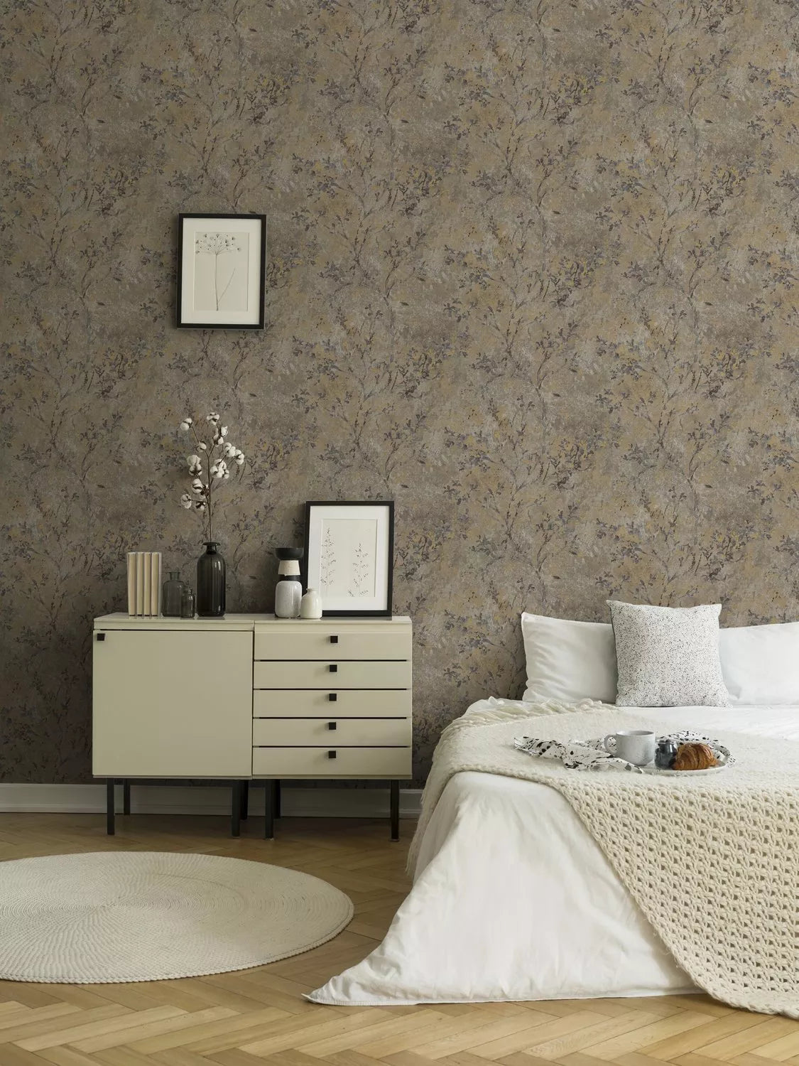 Galerie Rustic Blossom wallpaper roll 1005cm x 53cm (British brand)