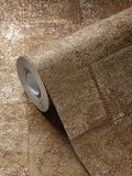 Galerie Squares on Squares wallpaper faux tile effect metallic - British product