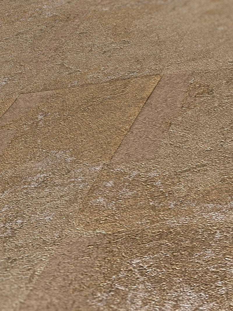 Galerie Squares on Squares wallpaper faux tile effect metallic - British product