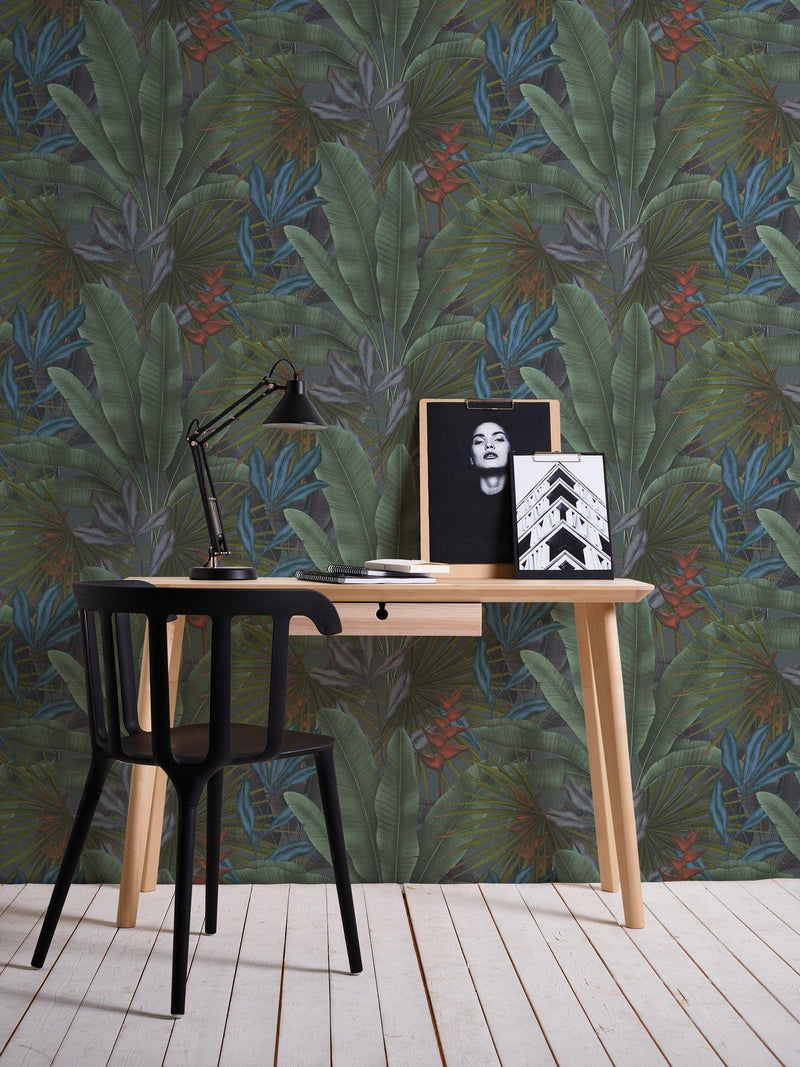 Galerie tropical leaves wallpaper 1005x53 cm (British brand)