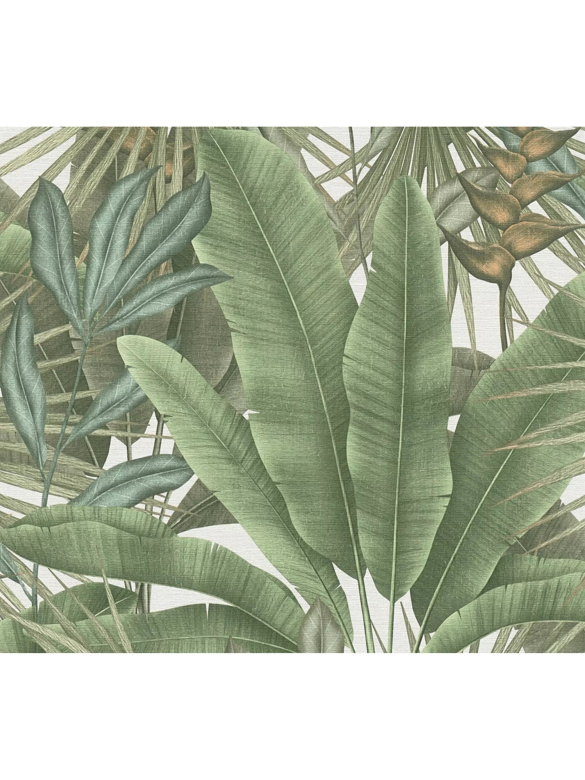 Galerie Tropical Leaves Vinyl Wallpaper 10.05m x 53cm
