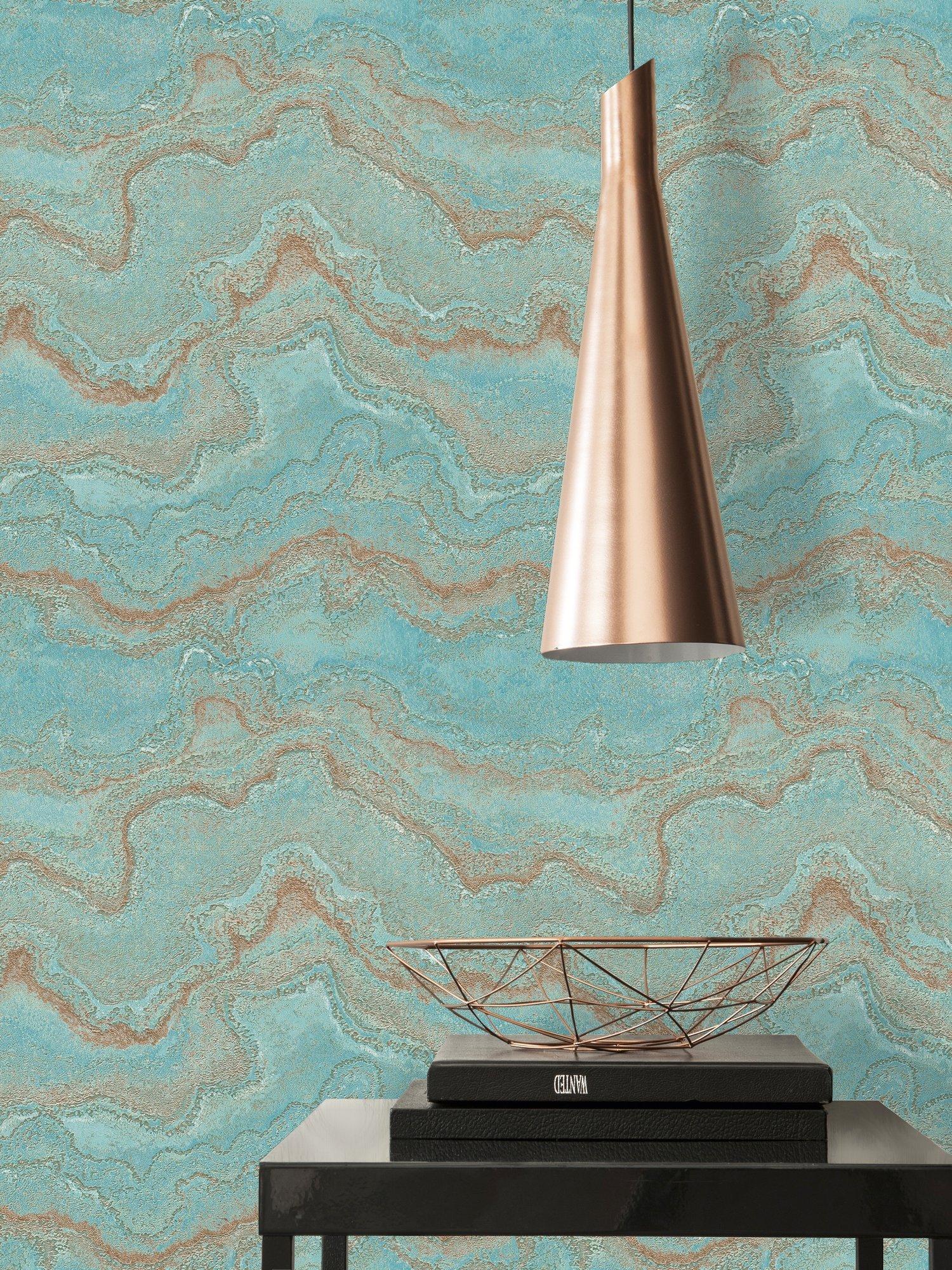 Galerie water marble wallpaper roll, UK version
