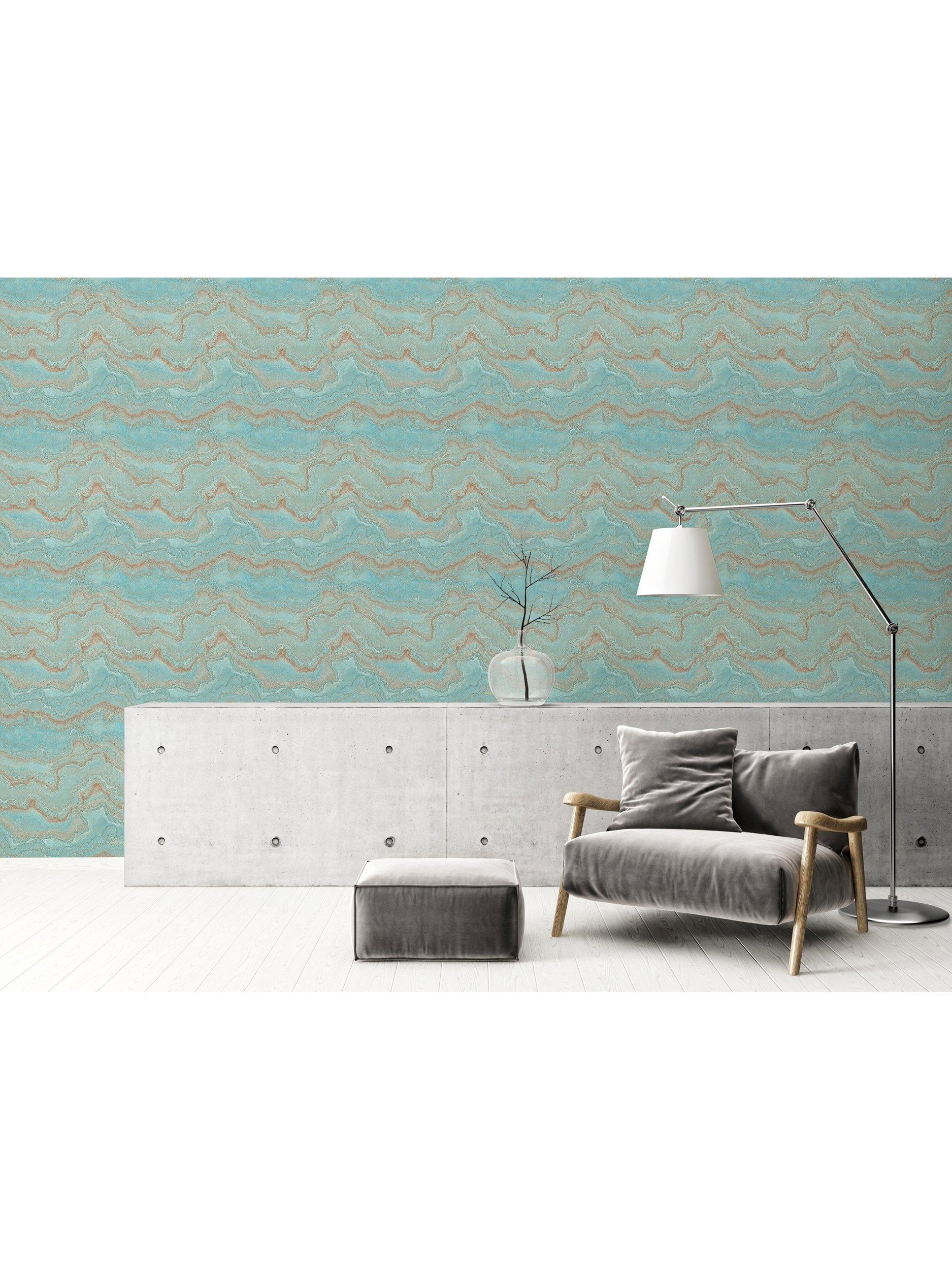Galerie water marble wallpaper roll, UK version