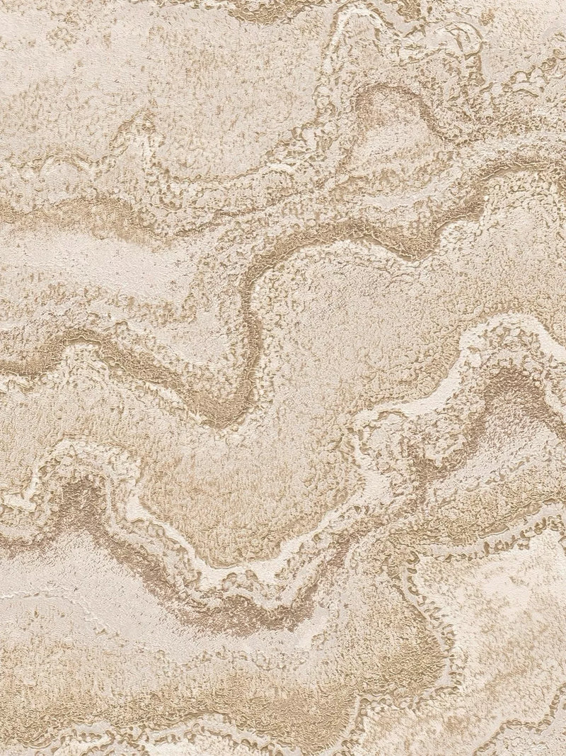 Galerie Water Marble Wallpaper - Metallic Finish (1005cm x 53cm)