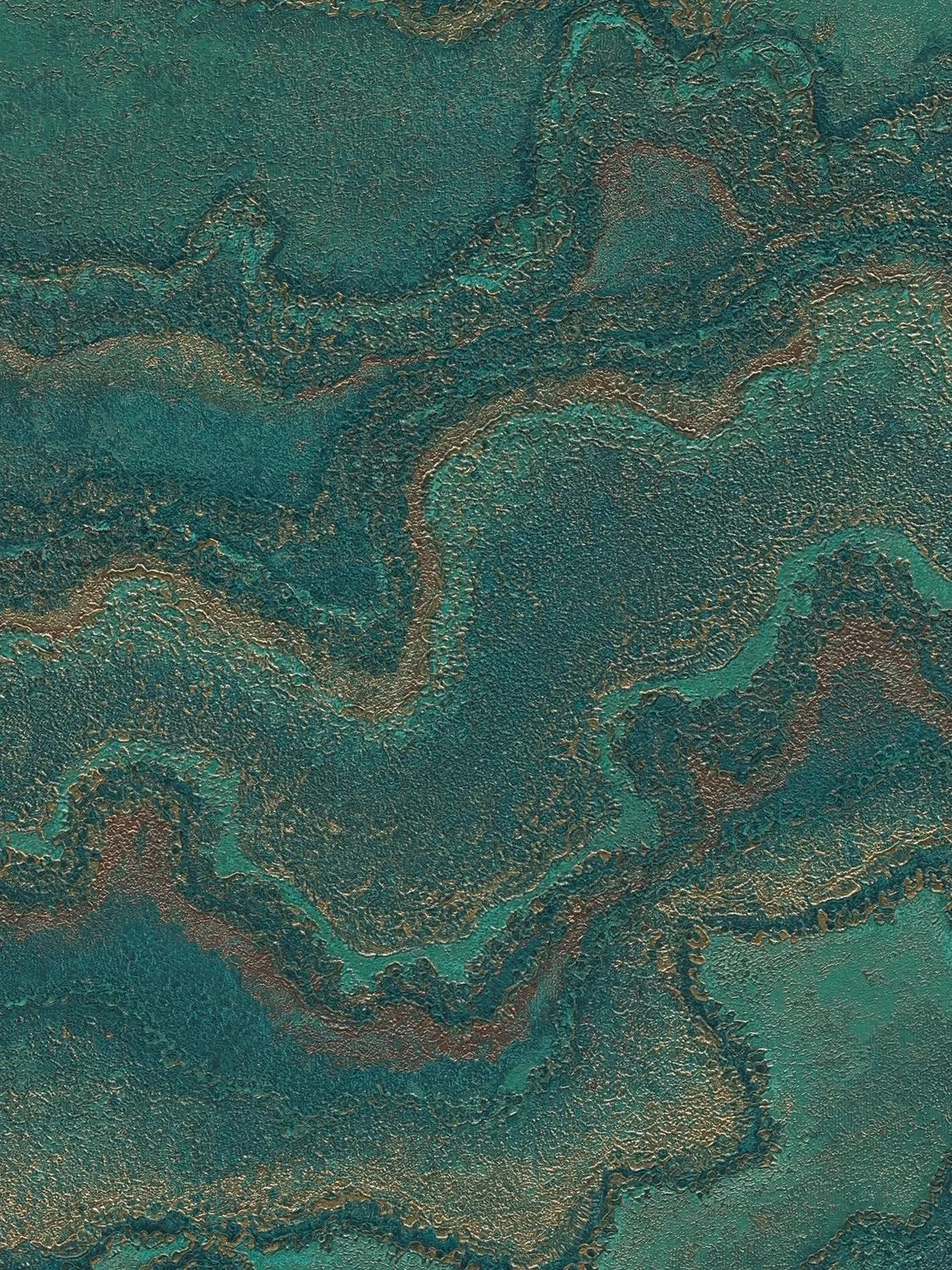Galerie Water Marble Wallpaper - Metallic Finish (1005cm x 53cm)