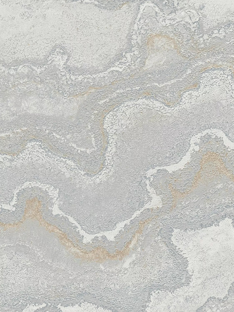 Galerie Water Marble Wallpaper - Metallic Finish (1005cm x 53cm)