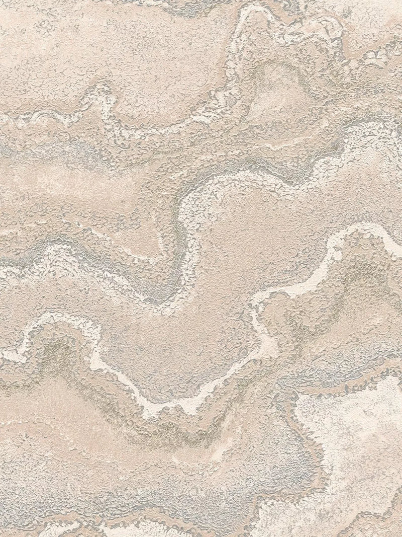 Galerie Water Marble Wallpaper - Metallic Finish (1005cm x 53cm)