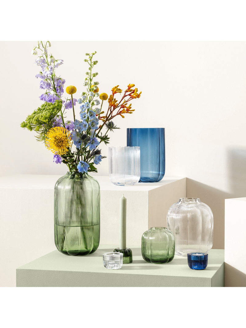 Villeroy & Boch Fleur glass vase H19cm (British brand)