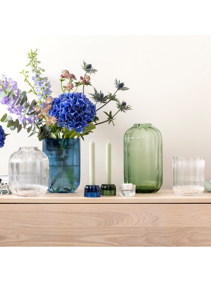 Villeroy & Boch Fleur glass vase H19cm (British brand)