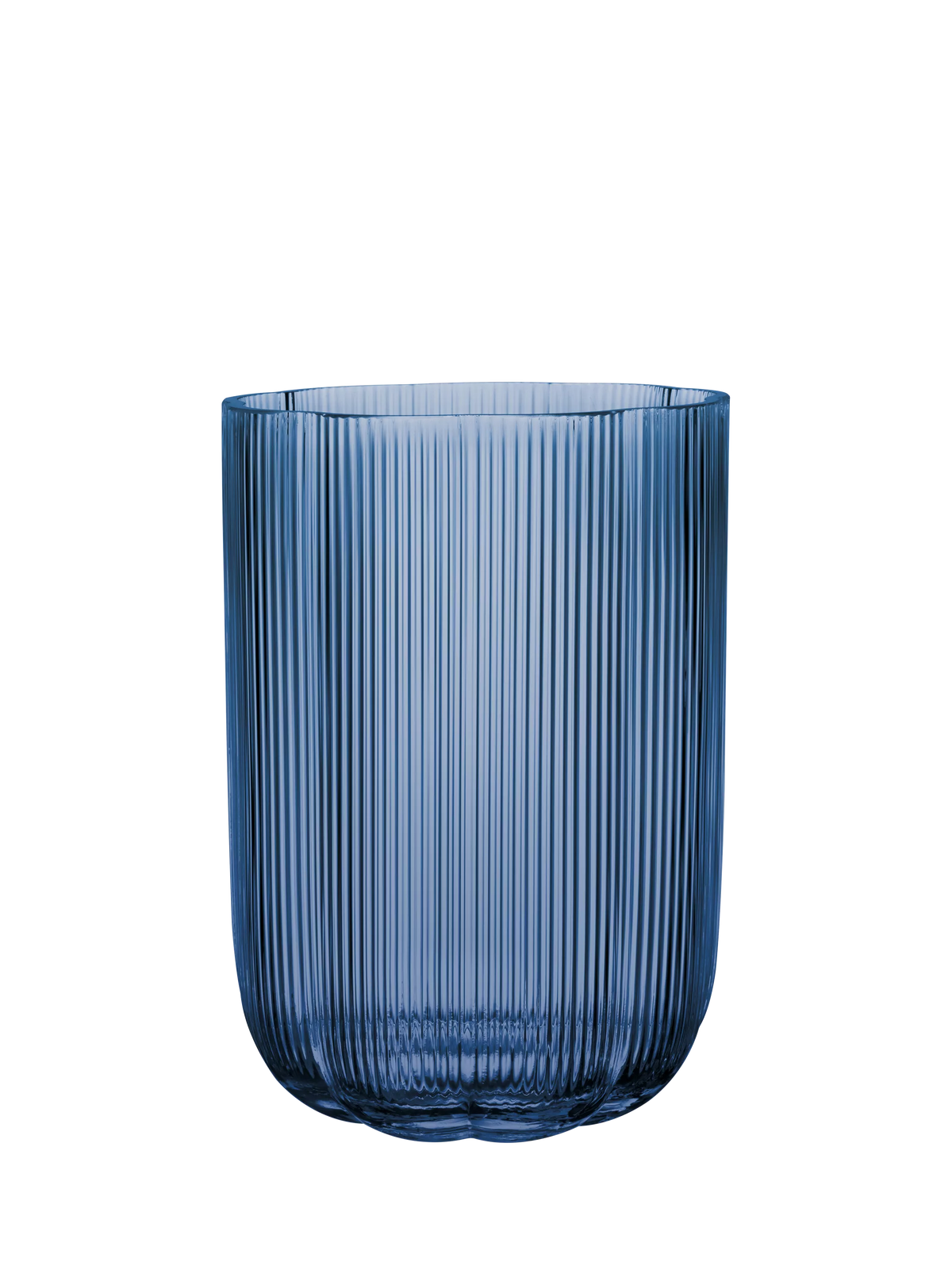 Villeroy & Boch glass vase Fleur blue 22.5cm, UK version