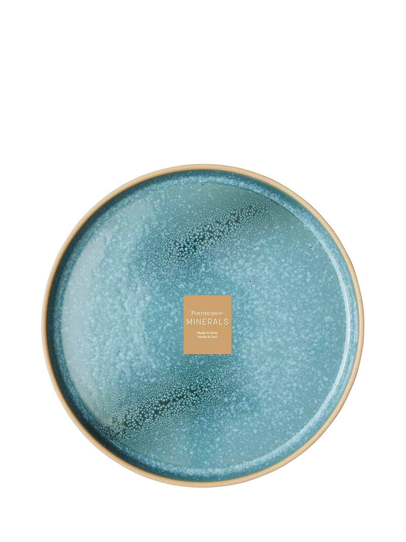 Portmeirion stoneware dinner plate 26.6cm jade - British product