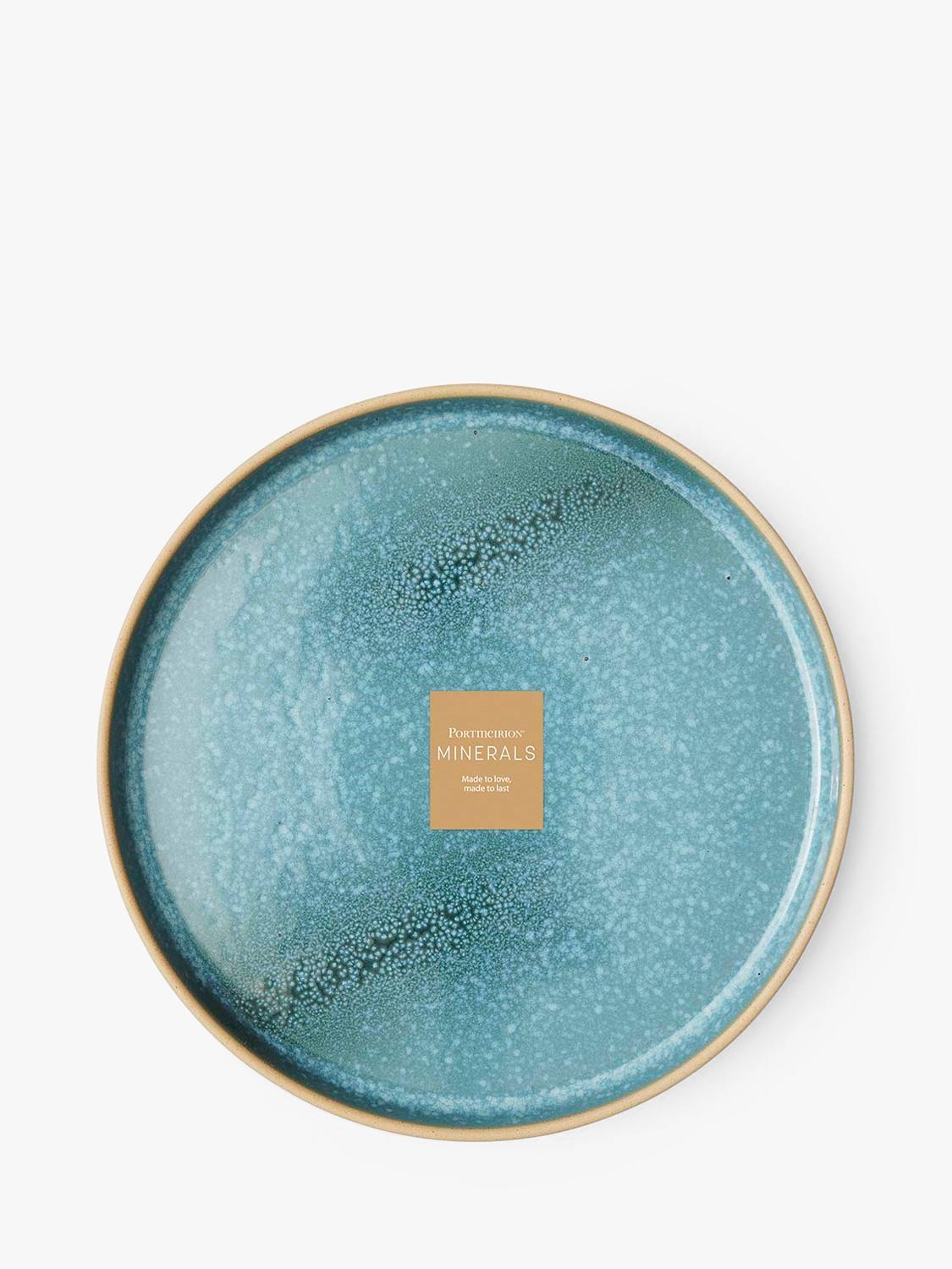Portmeirion stoneware dinner plate 26.6cm jade - British product