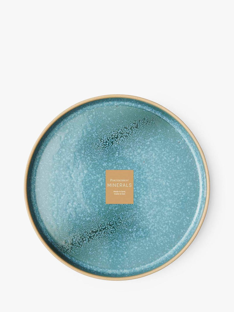 Portmeirion stoneware dinner plate 26.6cm jade - British product