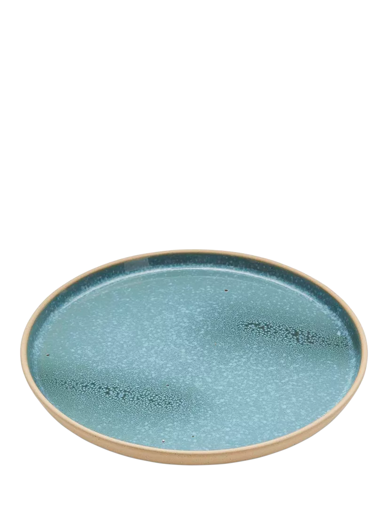 Portmeirion stoneware dinner plate 26.6cm jade - British product