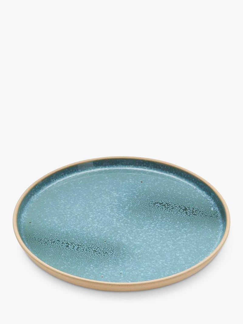 Portmeirion stoneware dinner plate 26.6cm jade - British product