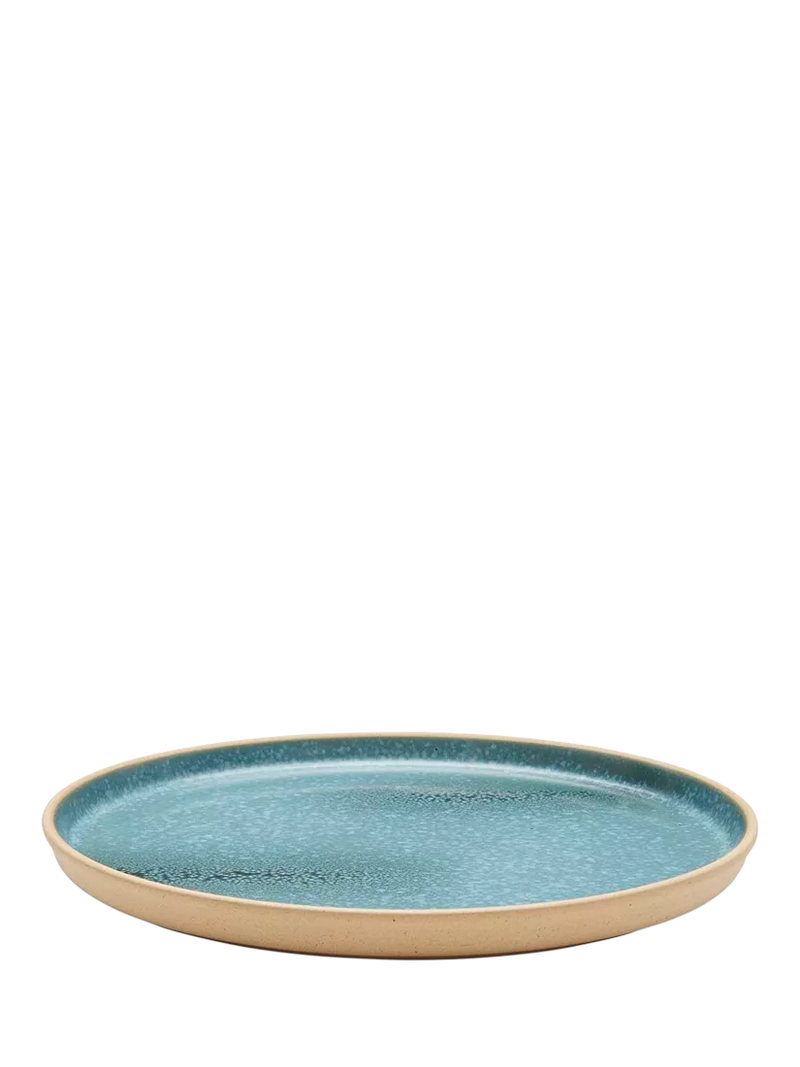 Portmeirion stoneware dinner plate 26.6cm jade - British product