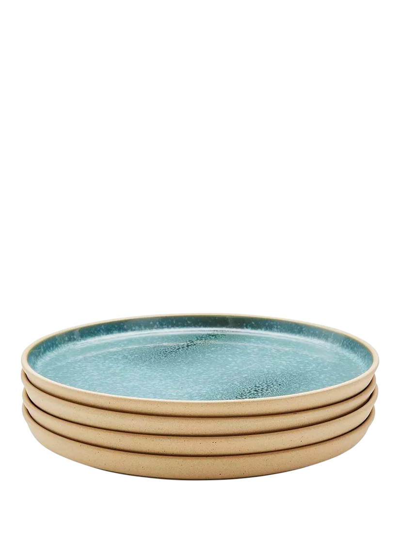 Portmeirion stoneware dinner plate 26.6cm jade - British product