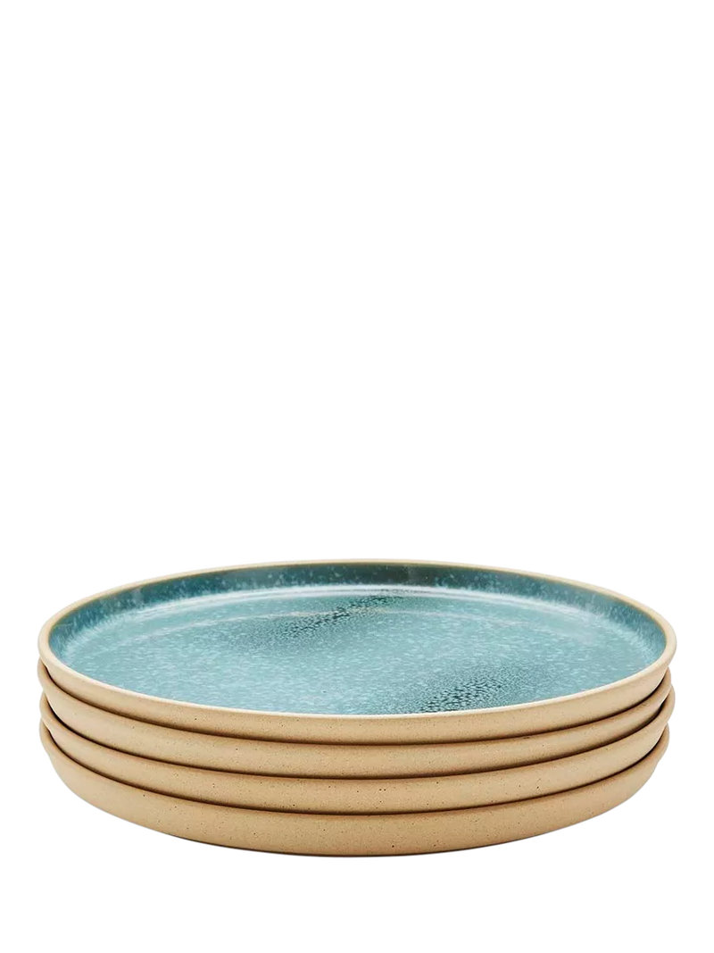 Portmeirion stoneware dinner plate 26.6cm jade - British product