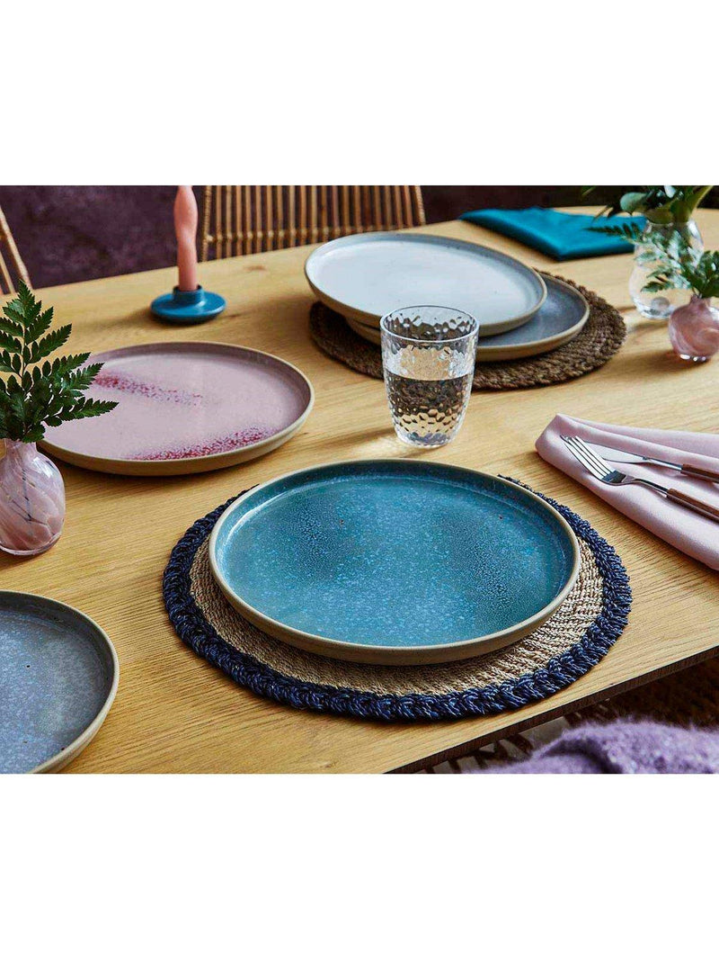Portmeirion stoneware dinner plate 26.6cm jade - British product