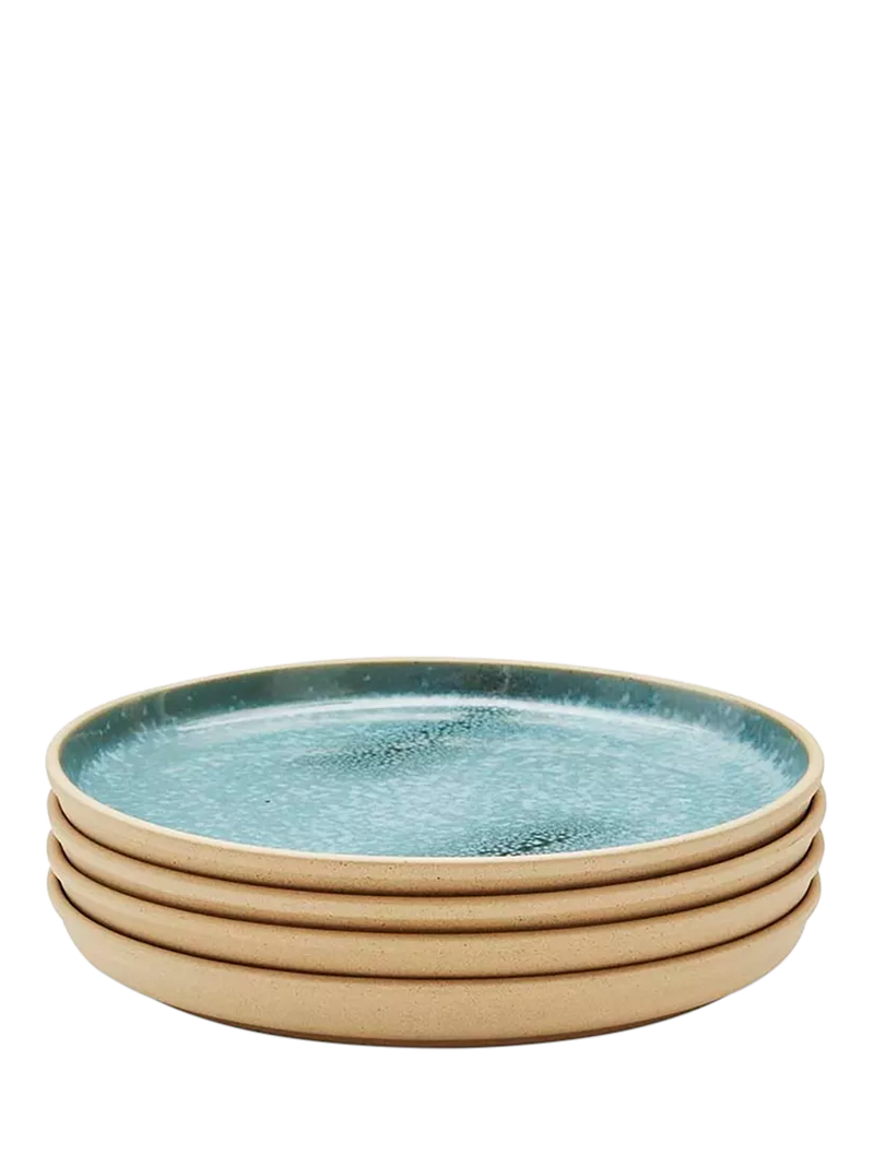 Portmeirion stoneware side plate jade 21.7cm - British product