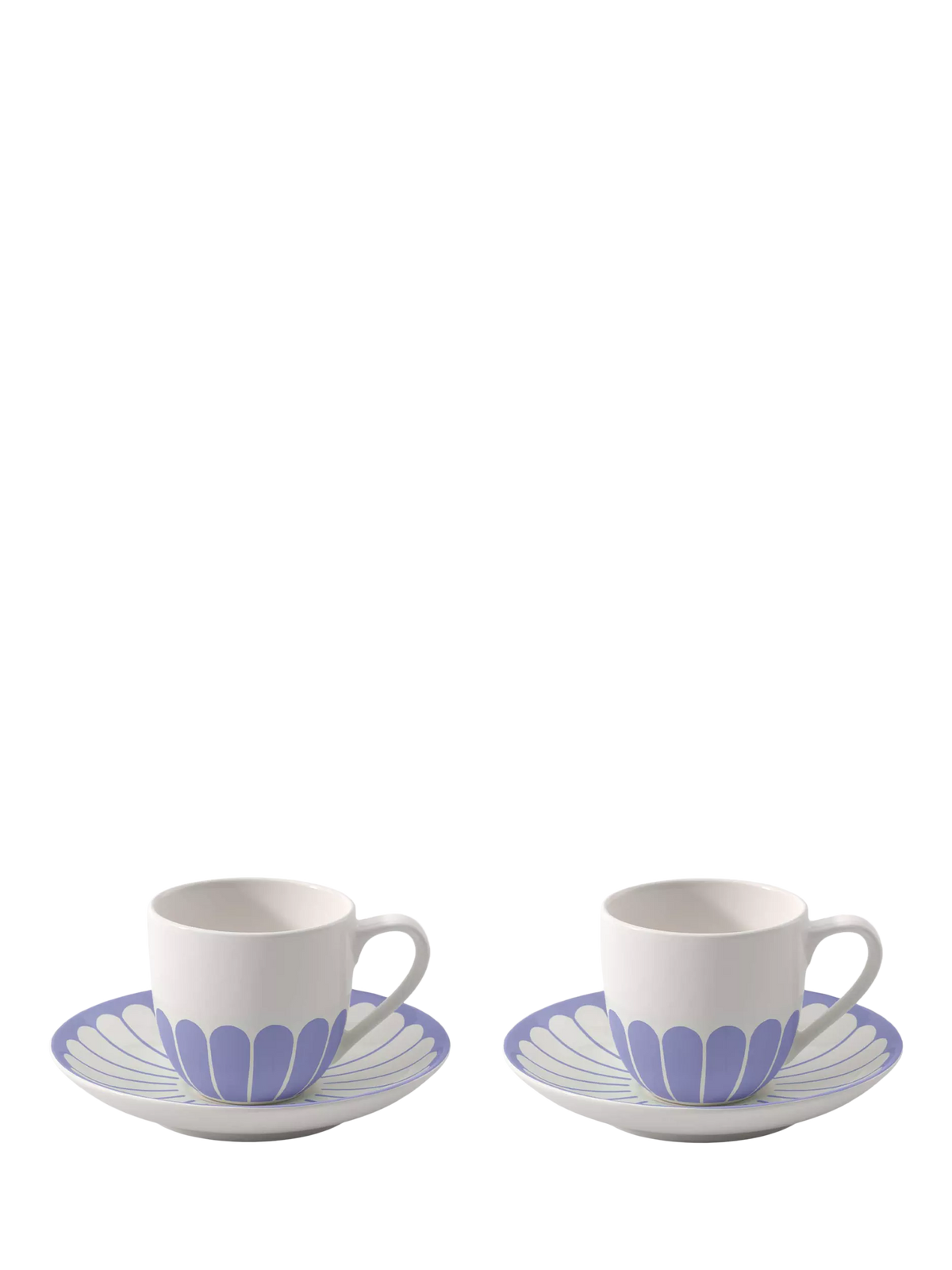 Villeroy & Boch porcelain espresso cup and saucer set of 2, 70ml, blue (British brand)