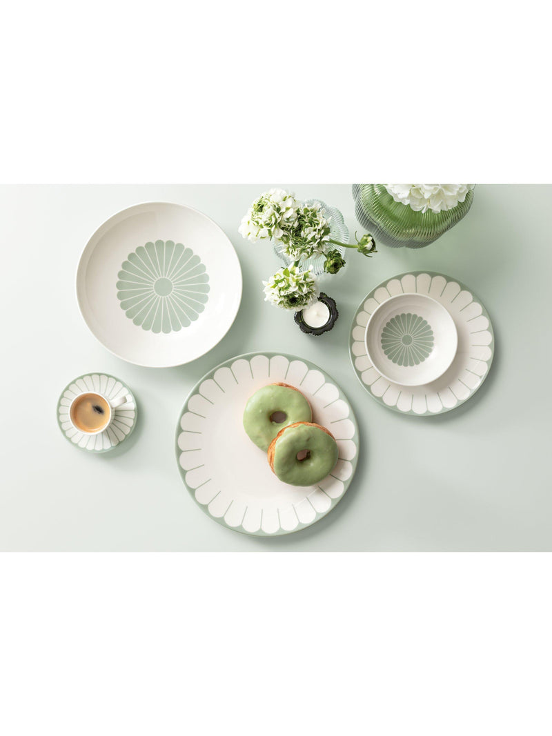 Villeroy & Boch porcelain espresso cup and saucer set with floral design, 70ml, set of two (British brand)