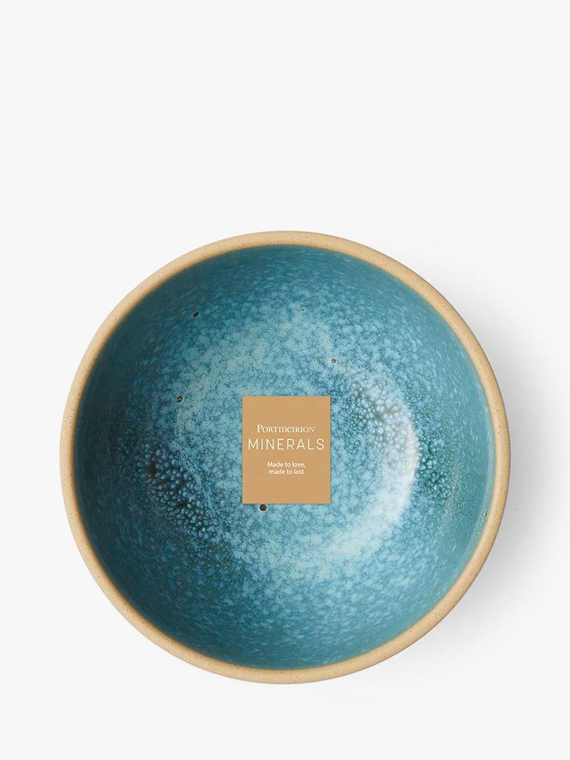 Portmeirion Minerals stoneware cereal bowl 15.2cm jade - British product