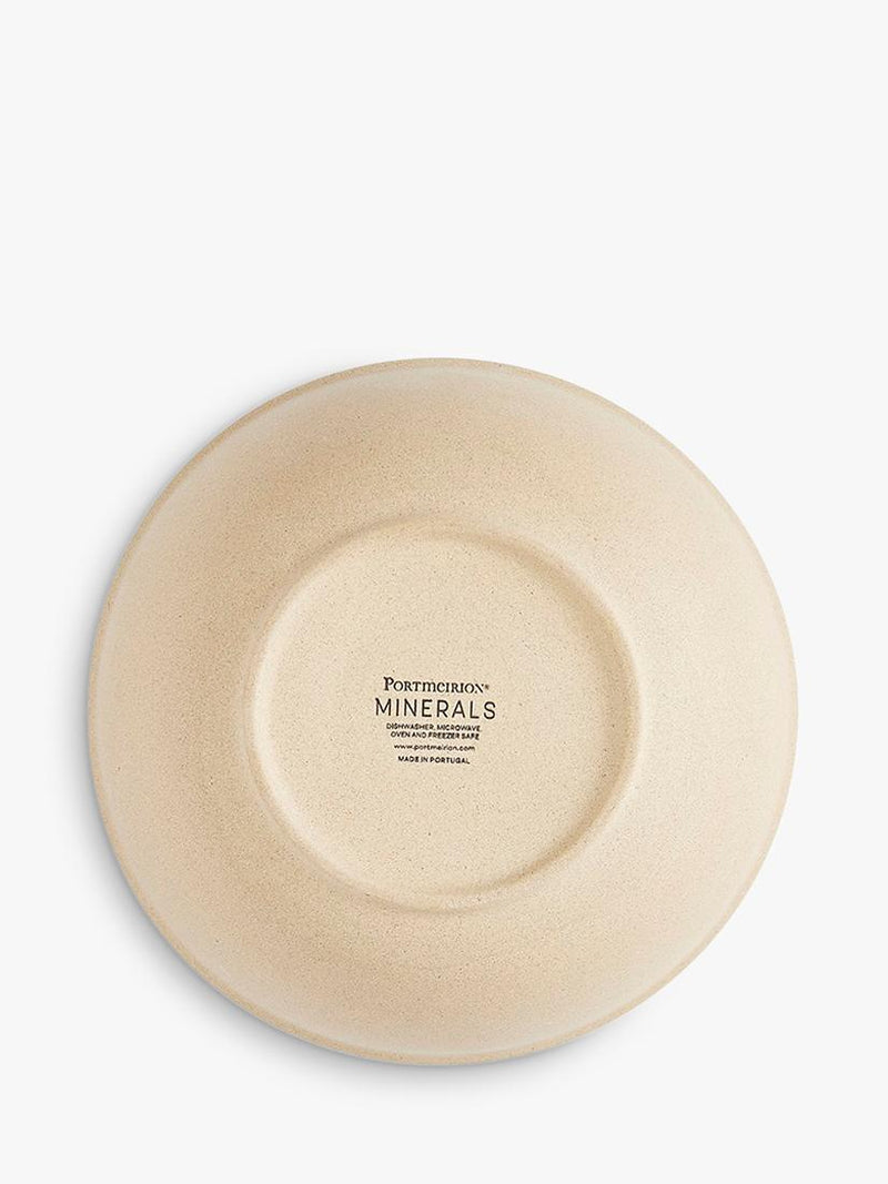Portmeirion Minerals stoneware cereal bowl 15.2cm jade - British product